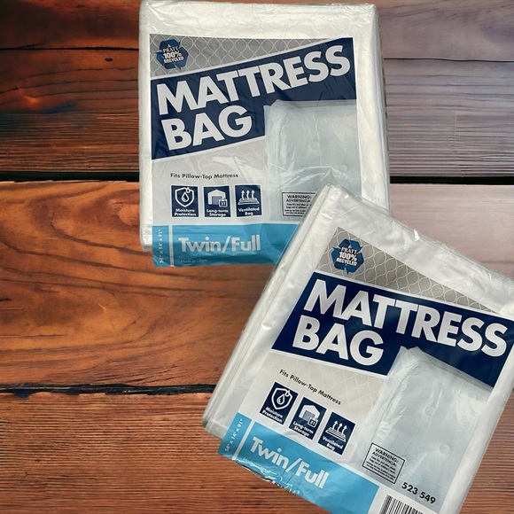 Other - 2 new twin/full mattress bags fits pillow tops